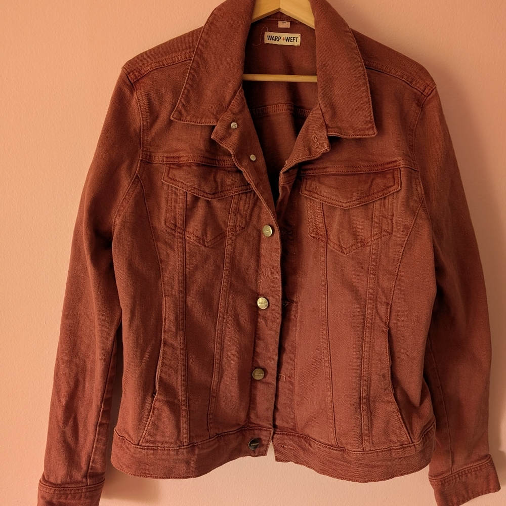 Warp And Weft Denim Jacket 1X